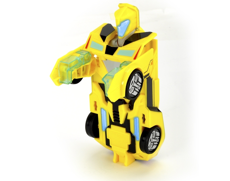 Машинка-трансформер из серии Трансформеры - Bumblebee со светом и звуком, 15 см.  